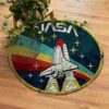 Nasa Painting Round Carpet Floor Rug Living Room Bedroom Decor Round Area Rug Carpet