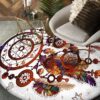 Native American Dreamcatcher Round Carpet Floor Rug Living Room Bedroom Decor Round Area Rug Carpet