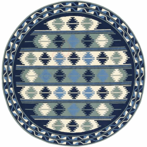 Native American Surya Rain Round Carpet Floor Rug Living Room Bedroom Decor Round Area Rug Carpet