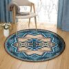 Native Round Carpet Floor Rug Living Room Bedroom Decor Round Area Rug Carpet