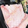 Natural Pink Pattern Car Back Seat Cover Dog Car Seat Covers - a46f1f4cd926