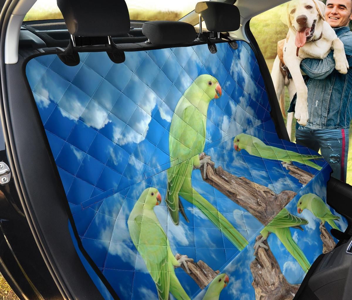 Natural Rose Ringed Parakeet Car Back Seat Cover Dog Car Seat Covers - c8db29a288ed Natural Rose Ringed Parakeet Car Back Seat Cover Dog Car Seat Covers - c8db29a288ed