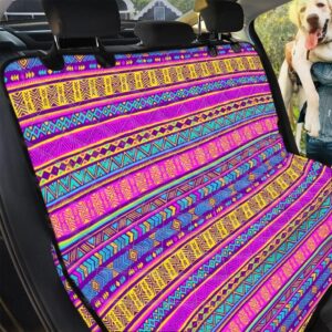 Navajo Aztec Pattern Car Back Seat Cover Dog Car Seat Covers - eff25174433f