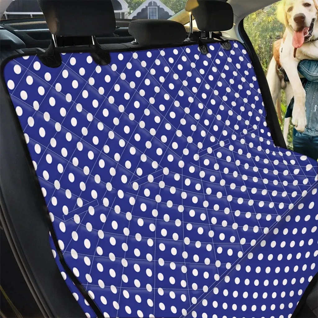 Navy Blue And White Polka Dot Car Back Seat Cover Dog Car Seat Covers - 40547549ddf0 Navy Blue And White Polka Dot Car Back Seat Cover Dog Car Seat Covers - 40547549ddf0