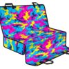 Neon Camouflage Print Pet Car Back Seat Cover - 7c55cbe29bcc