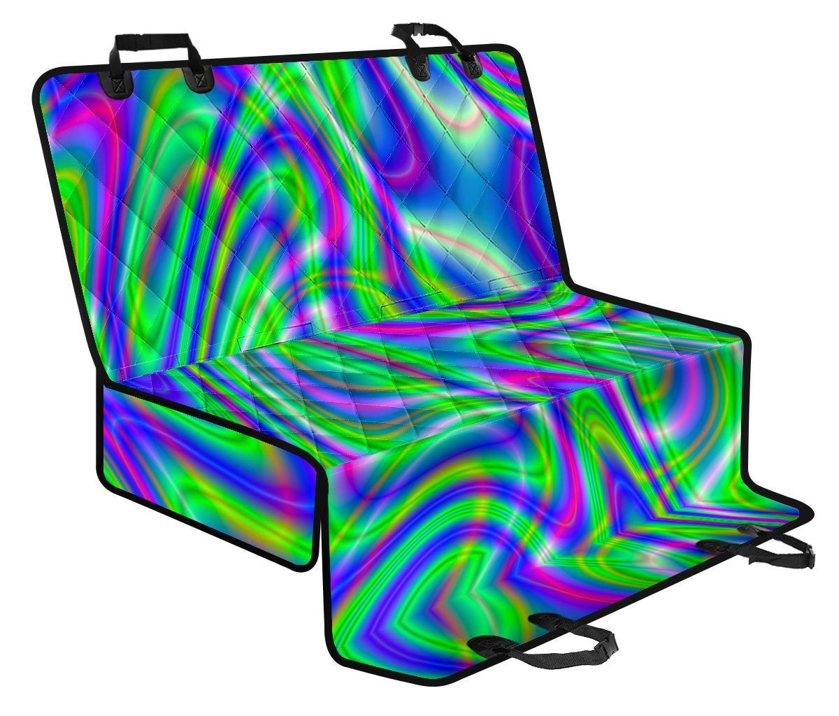 Neon Green Psychedelic Trippy Print Pet Car Back Seat Cover - 5c6af366957f Neon Green Psychedelic Trippy Print Pet Car Back Seat Cover - 5c6af366957f