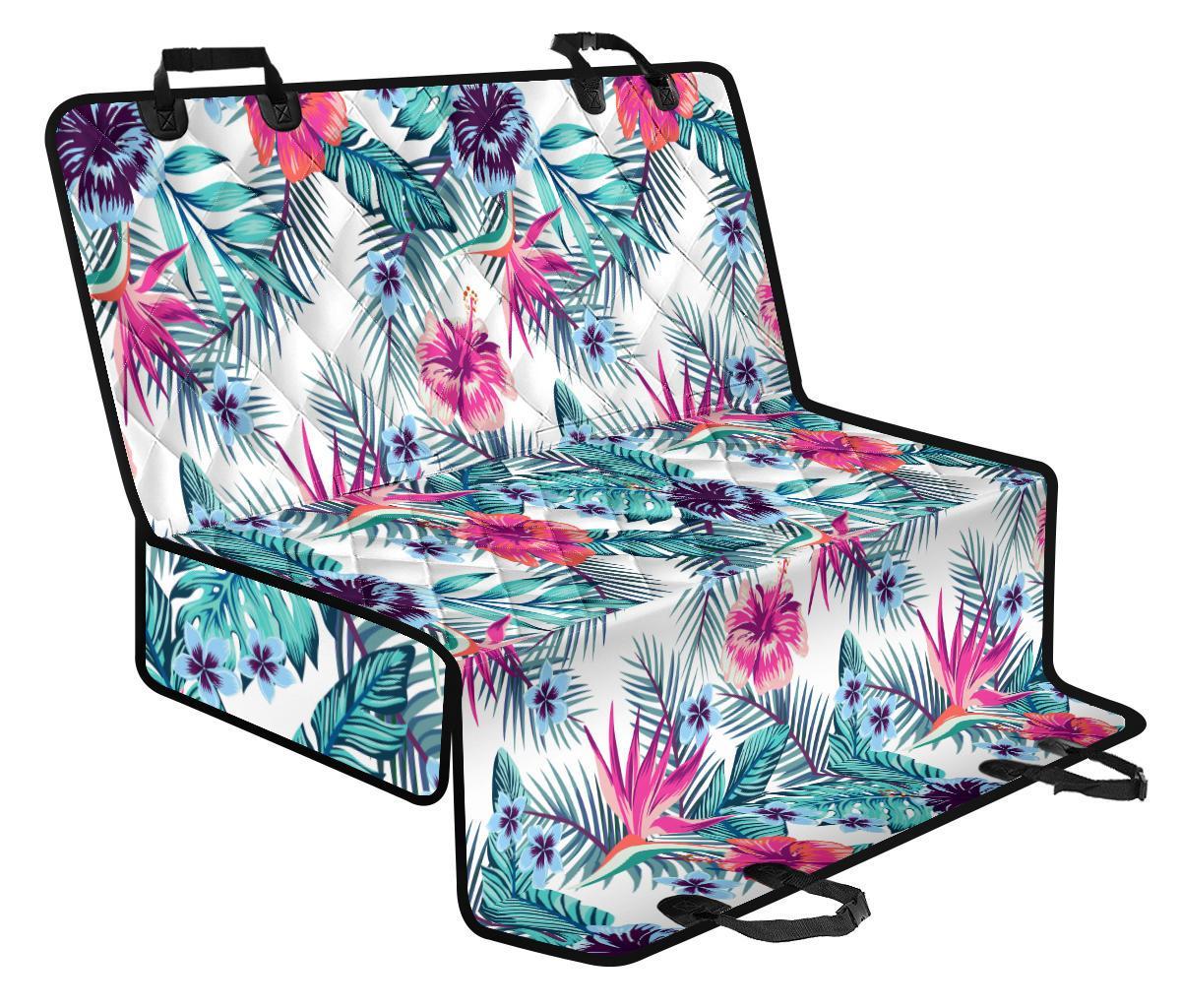 Neon Hibiscus Tropical Pattern Print Pet Car Back Seat Cover - efafa2d9eb92 Neon Hibiscus Tropical Pattern Print Pet Car Back Seat Cover - efafa2d9eb92