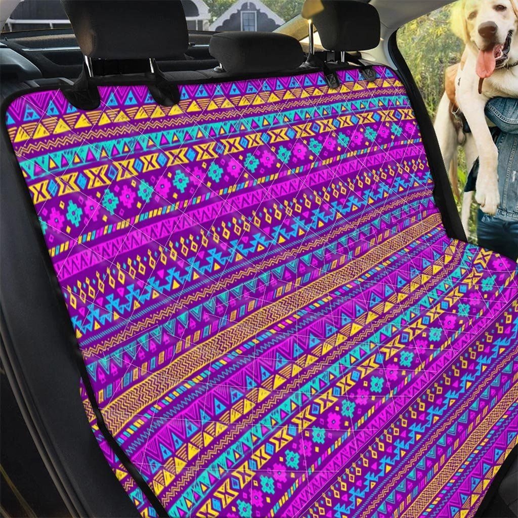 Neon Multicolor Aztec Pattern Car Back Seat Cover Dog Car Seat Covers - 0d5e7e1aa642 Neon Multicolor Aztec Pattern Car Back Seat Cover Dog Car Seat Covers - 0d5e7e1aa642