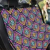 Neon Multicolor Ethnic Aztec Pattern Car Back Seat Cover Dog Car Seat Covers - ff0485400c19