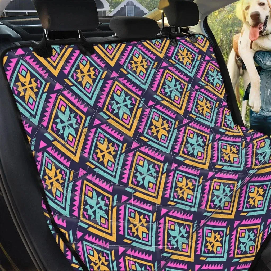 Neon Multicolor Ethnic Aztec Pattern Car Back Seat Cover Dog Car Seat Covers - ff0485400c19 Neon Multicolor Ethnic Aztec Pattern Car Back Seat Cover Dog Car Seat Covers - ff0485400c19
