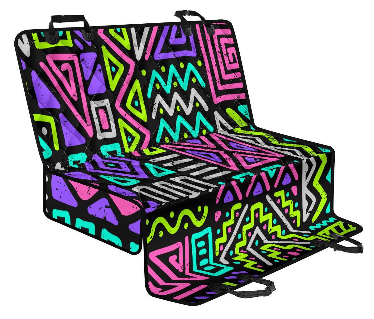 Neon Native Aztec Pattern Print Pet Car Back Seat Cover - c2308d82f242 Neon Native Aztec Pattern Print Pet Car Back Seat Cover - c2308d82f242