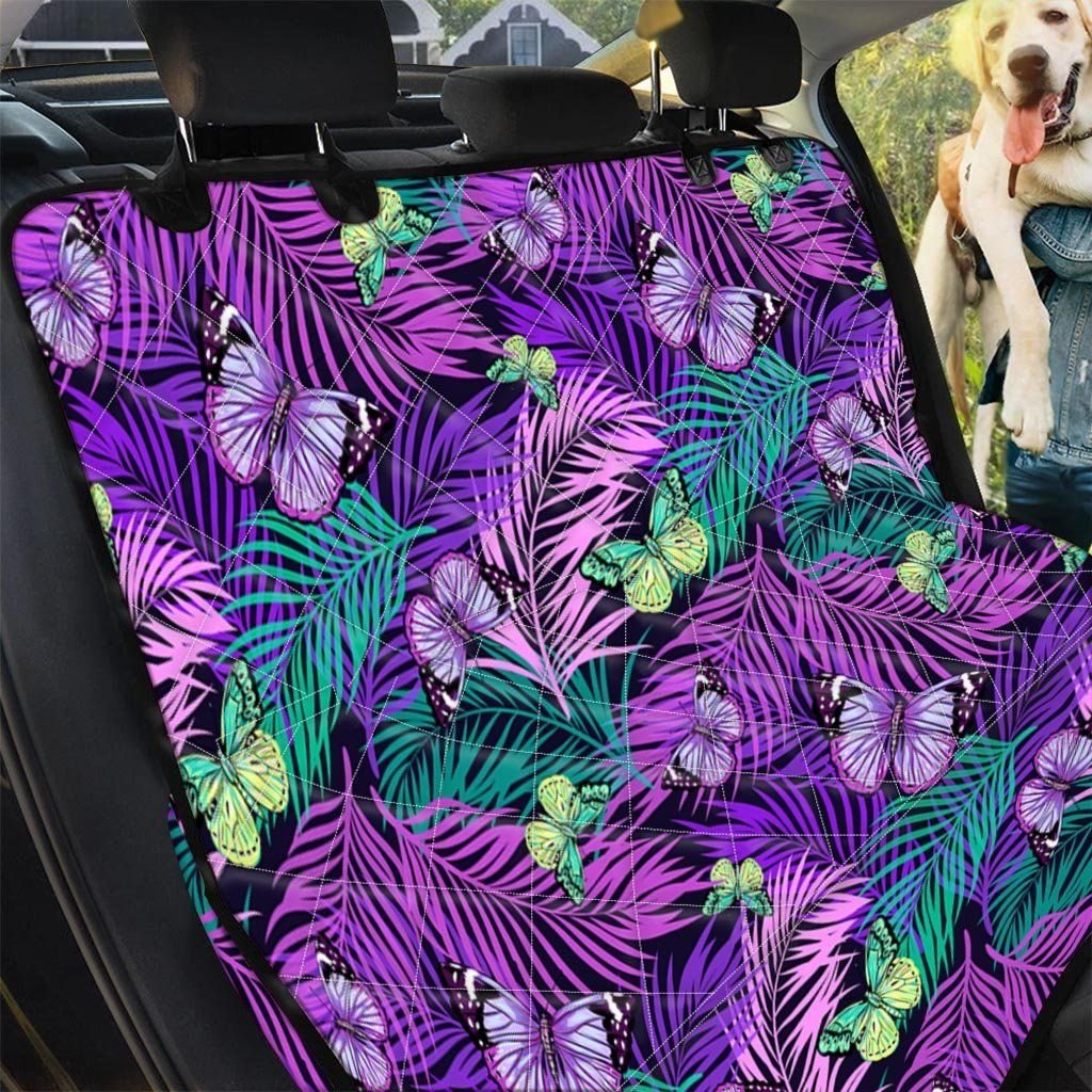 Neon Purple Tropical Palm Pattern Car Back Seat Cover Dog Car Seat Covers - 37fd2fba17fe Neon Purple Tropical Palm Pattern Car Back Seat Cover Dog Car Seat Covers - 37fd2fba17fe
