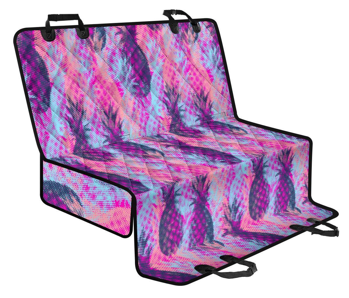 Neon Trippy Pineapple Pattern Print Pet Car Back Seat Cover - 8b905d82e9fd Neon Trippy Pineapple Pattern Print Pet Car Back Seat Cover - 8b905d82e9fd
