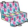 Neon Zig Zag Pineapple Pattern Print Pet Car Back Seat Cover - 7aa64a249bd0