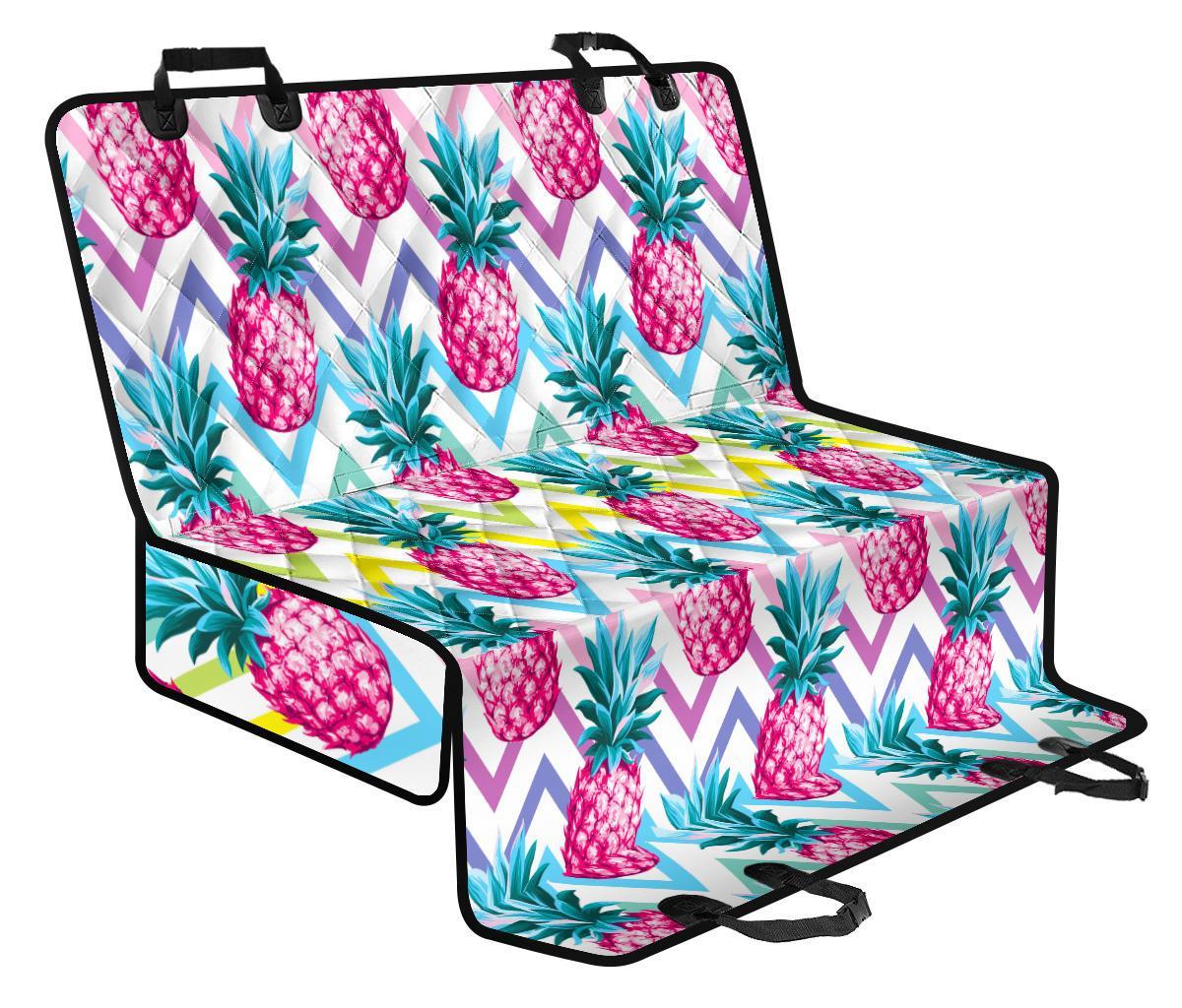 Neon Zig Zag Pineapple Pattern Print Pet Car Back Seat Cover - 7aa64a249bd0 Neon Zig Zag Pineapple Pattern Print Pet Car Back Seat Cover - 7aa64a249bd0