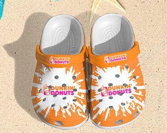 New Dunkin Donuts Crocs Clog Shoes Crocband Clog Comfortable For Mens And Womens New Dunkin Donuts Crocs Clog Shoes Crocband Clog Comfortable For Mens And Womens