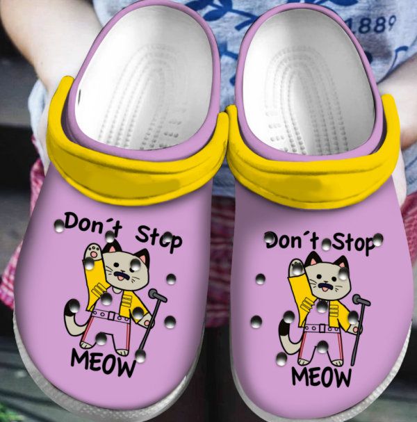 New Freddie Mercury Cat Don’T Stop Meow Crocs Crocband Clog Comfortable For Mens Womens Classic Clog Water Shoes New Freddie Mercury Cat Don’T Stop Meow Crocs Crocband Clog Comfortable For Mens Womens Classic Clog Water Shoes