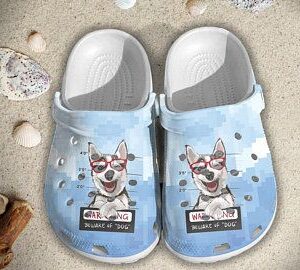 New Funny Husky Crocs Clog Shoes Crocband Clog Comfortable For Mens And Womens