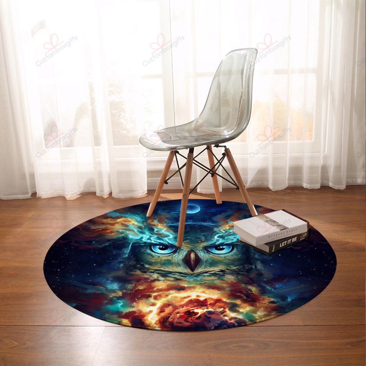 Night Nebowla Round Carpet Floor Rug Living Room Bedroom Decor Round Area Rug Carpet Night Nebowla Round Carpet Floor Rug Living Room Bedroom Decor Round Area Rug Carpet