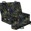 Night Tropical Hawaii Pattern Print Pet Car Back Seat Cover - 4209ec78a978