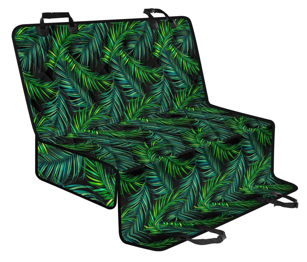 Night Tropical Palm Leaves Pattern Print Pet Car Back Seat Cover - a7830bcb24a4 Night Tropical Palm Leaves Pattern Print Pet Car Back Seat Cover - a7830bcb24a4