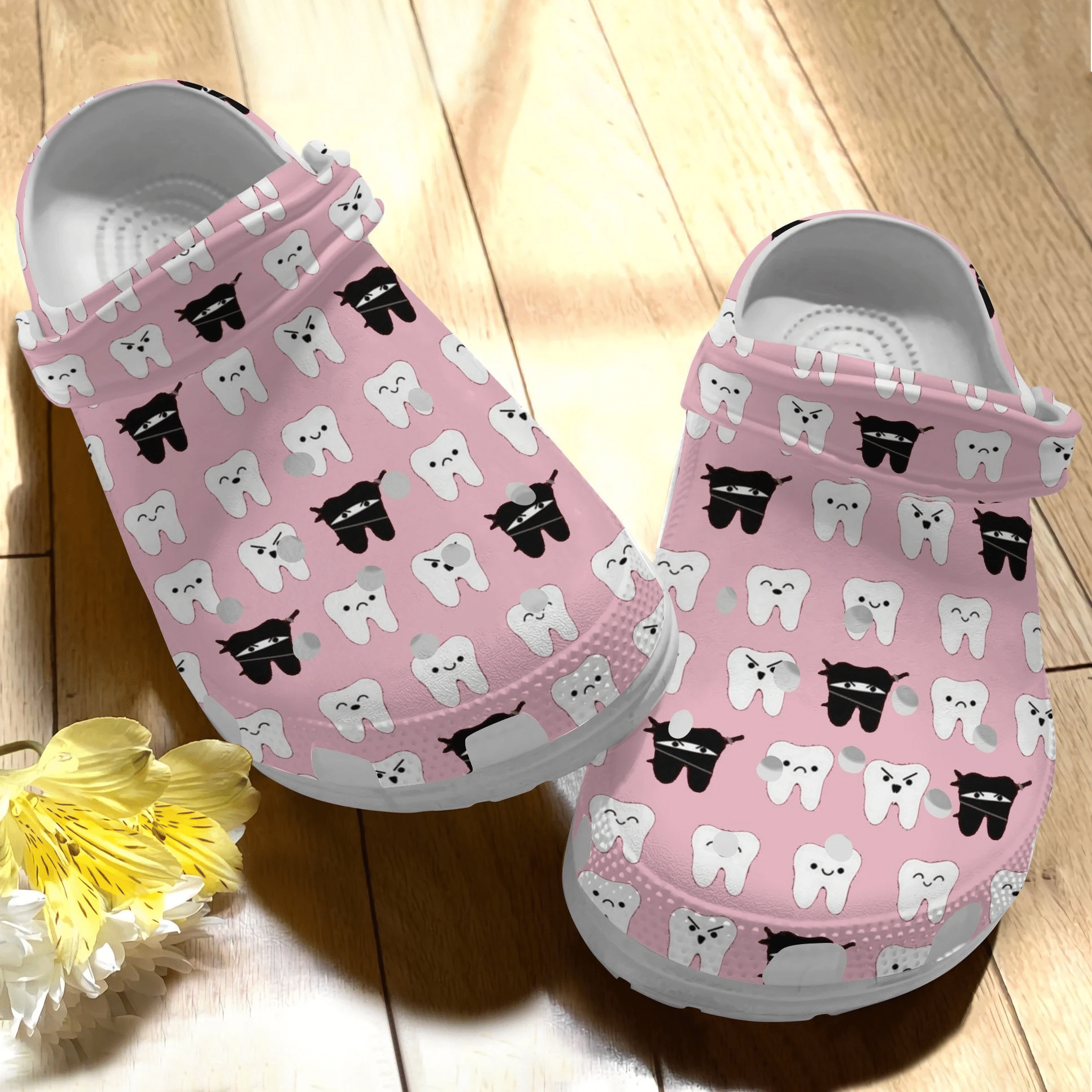 Ninja Tooth Colors Shoes Dentist Clog Crocs Clog Crocbland Clog Birthday Gift For Man Woman Boy Girl Ninja Tooth Colors Shoes Dentist Clog Crocs Clog Crocbland Clog Birthday Gift For Man Woman Boy Girl