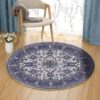 Nordic Retro Ethnic Mandala Round Carpet Floor Rug Living Room Bedroom Decor Round Area Rug Carpet