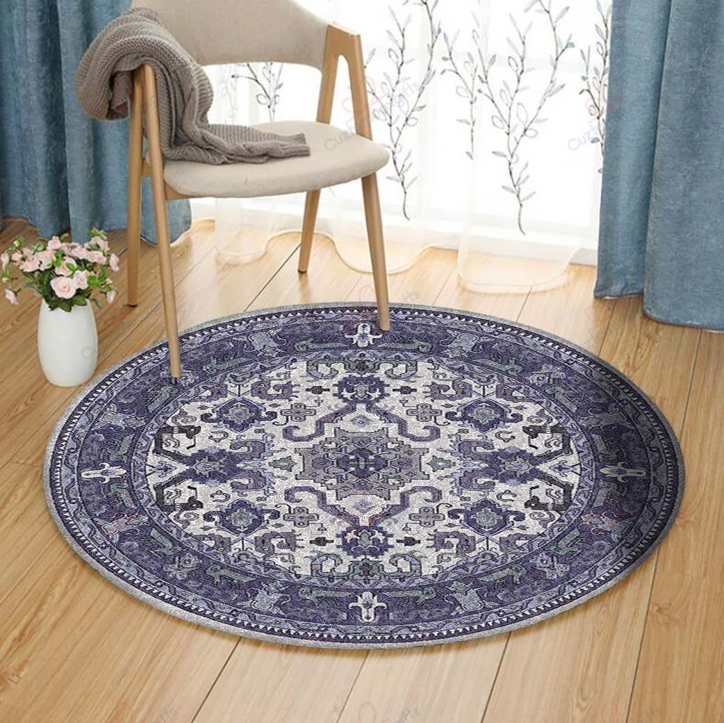 Nordic Retro Ethnic Mandala Round Carpet Floor Rug Living Room Bedroom Decor Round Area Rug Carpet Nordic Retro Ethnic Mandala Round Carpet Floor Rug Living Room Bedroom Decor Round Area Rug Carpet