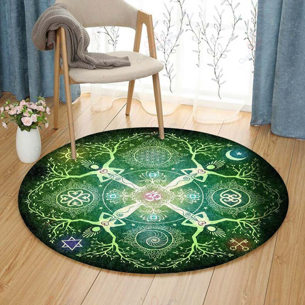 Numinosity Mandala Round Carpet Floor Rug Living Room Bedroom Decor Round Area Rug Carpet Numinosity Mandala Round Carpet Floor Rug Living Room Bedroom Decor Round Area Rug Carpet