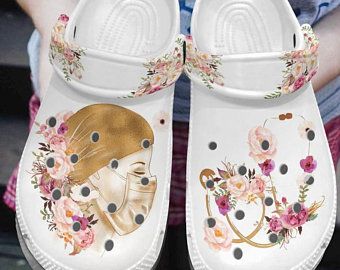 Nurse Flower Crocs Crocband Clog Clog Comfortable For Mens And Womens Classic Clog Water Shoes Comfortable Nurse Flower Crocs Crocband Clog Clog Comfortable For Mens And Womens Classic Clog Water Shoes Comfortable