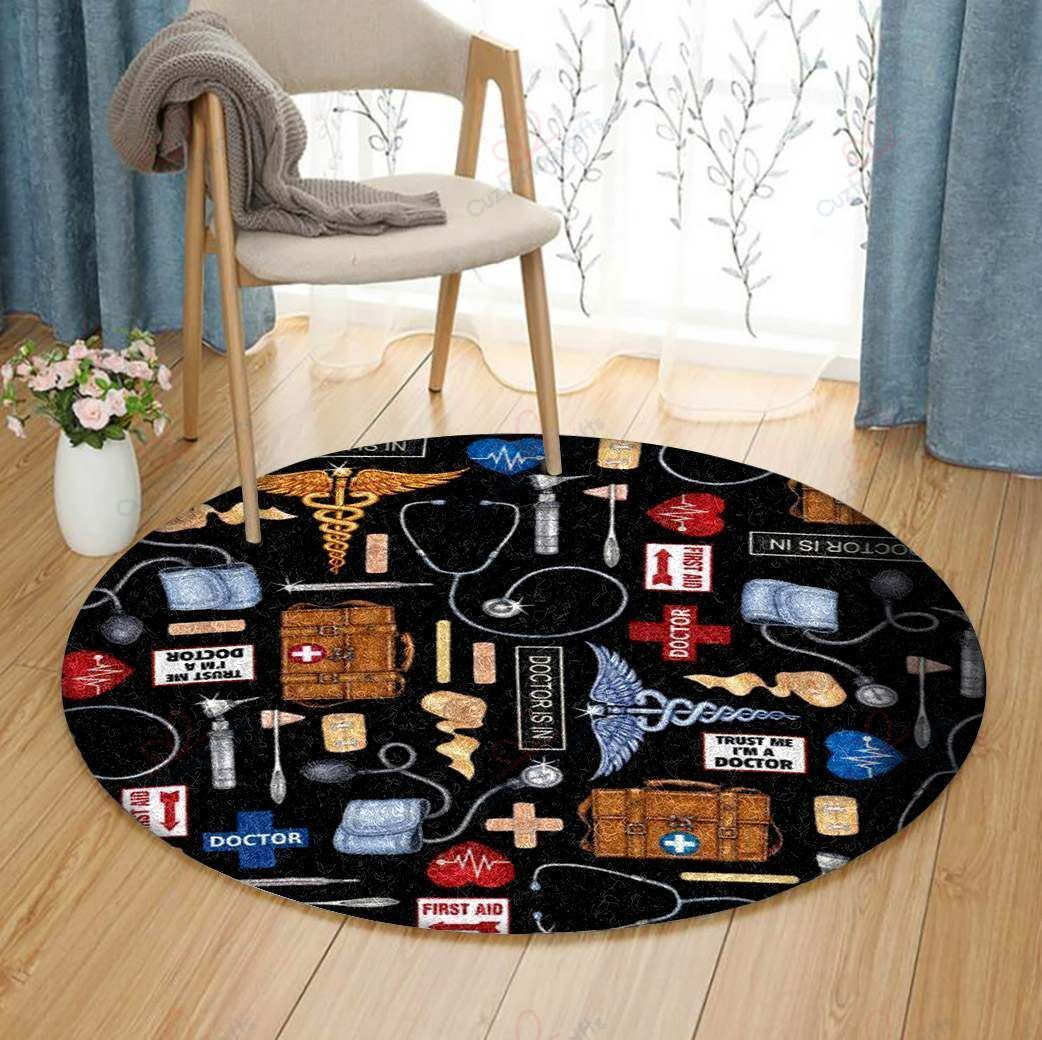 Nurse Round Carpet Floor Rug Living Room Bedroom Decor Round Area Rug Carpet Nurse Round Carpet Floor Rug Living Room Bedroom Decor Round Area Rug Carpet