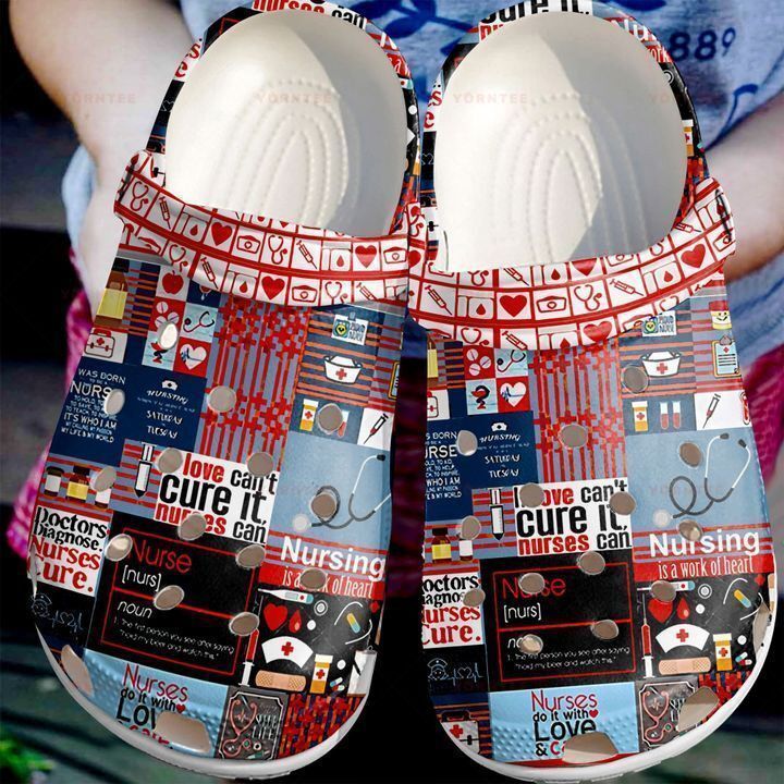 Nurse Pattern Crocs Clog Clog Shoes Crocs Clog For Mens And Womens Nurse Pattern Crocs Clog Clog Shoes Crocs Clog For Mens And Womens