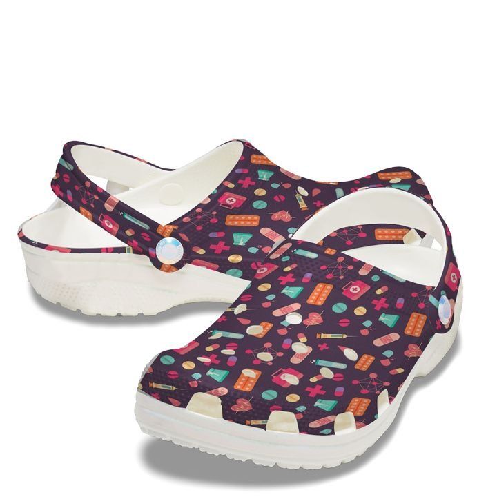 Nurse Pattern Sku 1634 Crocs Crocband Clog Comfortable For Mens Womens Classic Clog Water Shoes Nurse Pattern Sku 1634 Crocs Crocband Clog Comfortable For Mens Womens Classic Clog Water Shoes