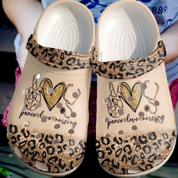 Nurse Peace Love Nursing Sku 1692 Crocs Clog Clog Shoes Nurse Peace Love Nursing Sku 1692 Crocs Clog Clog Shoes
