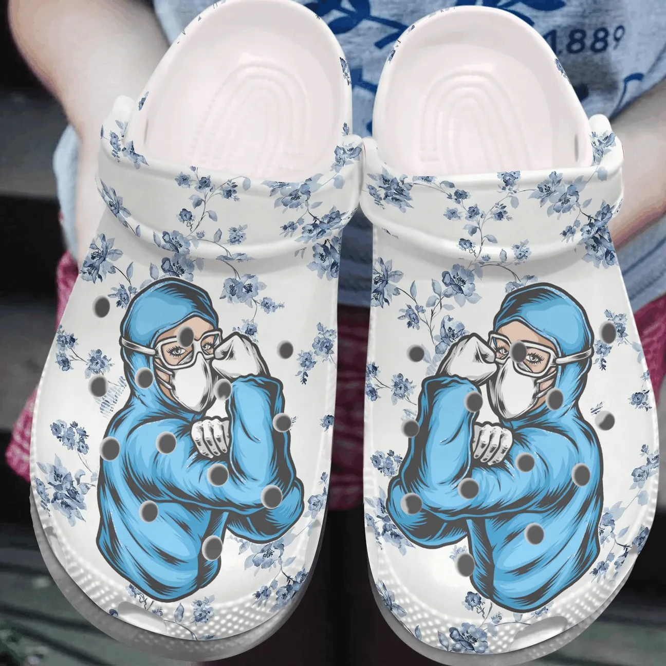 Nurse Personalized Clog Custom Crocs Comfortablefashion Style Comfortable For Women Men Kid Print 3D Be Strong Nurse Personalized Clog Custom Crocs Comfortablefashion Style Comfortable For Women Men Kid Print 3D Be Strong