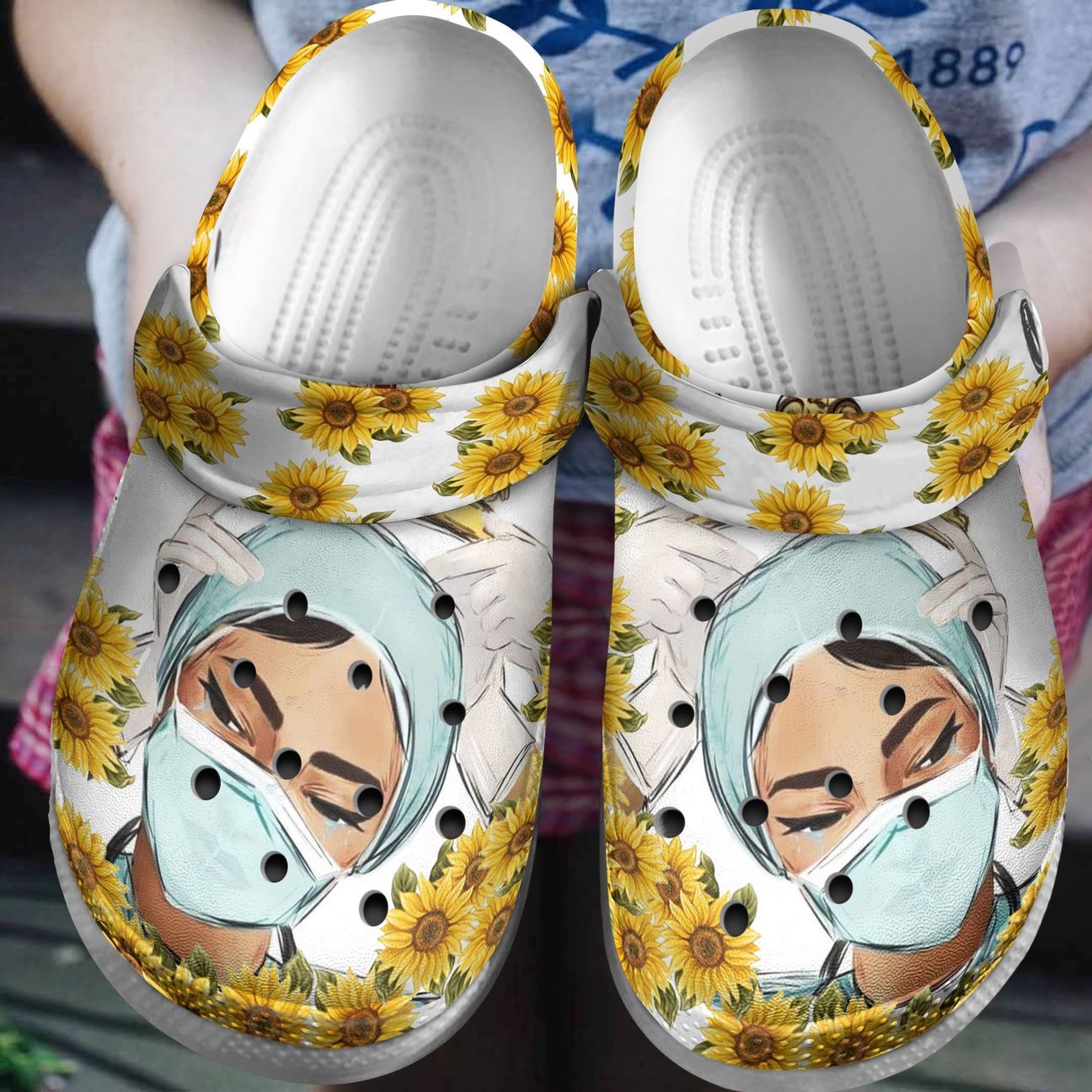 Nurse Personalized Clog Custom Crocs Comfortablefashion Style Comfortable For Women Men Kid Print 3D Cherishing The Nurses’ Sacrifices Nurse Personalized Clog Custom Crocs Comfortablefashion Style Comfortable For Women Men Kid Print 3D Cherishing The Nurses’ Sacrifices