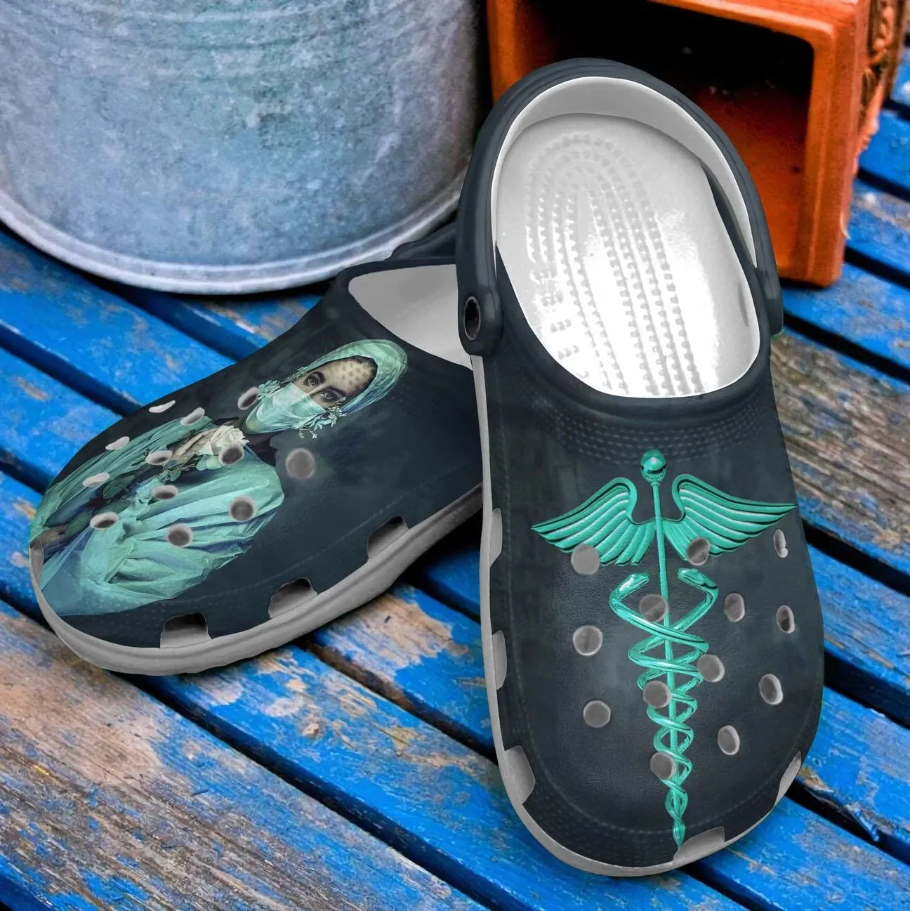 Nurse Personalized Clog Custom Crocs Comfortablefashion Style Comfortable For Women Men Kid Print 3D Fancy Nurse Nurse Personalized Clog Custom Crocs Comfortablefashion Style Comfortable For Women Men Kid Print 3D Fancy Nurse