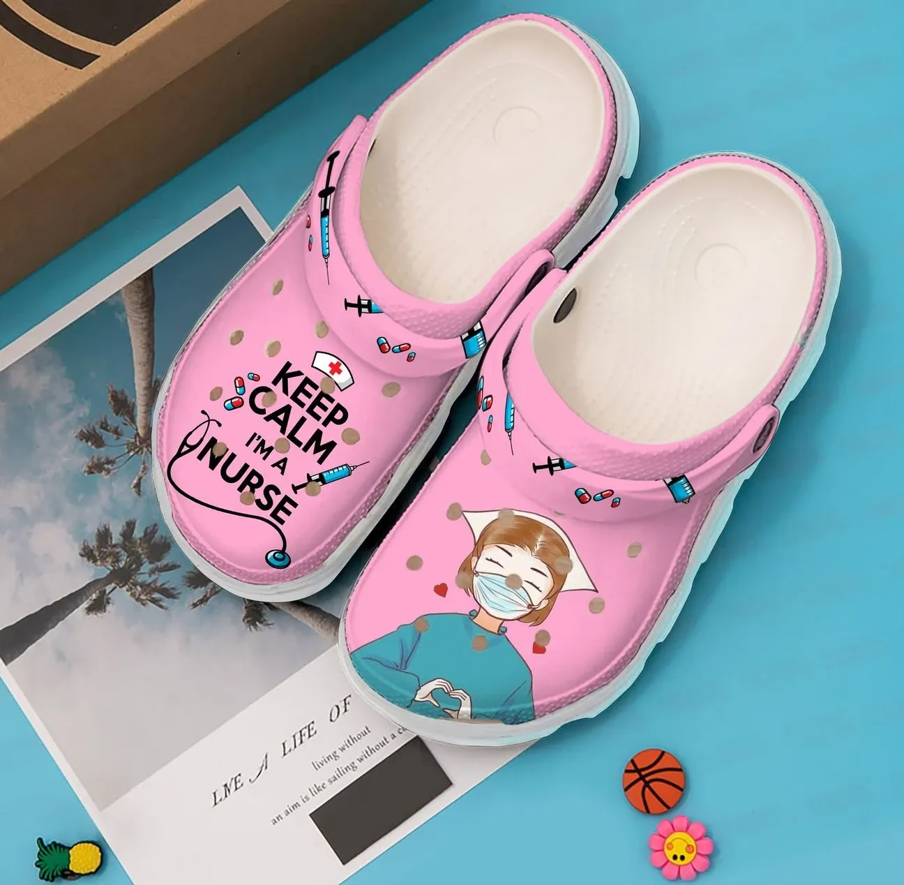 Nurse Personalized Clog Custom Crocs Comfortablefashion Style Comfortable For Women Men Kid Print 3D Keep Calm Nurse Personalized Clog Custom Crocs Comfortablefashion Style Comfortable For Women Men Kid Print 3D Keep Calm
