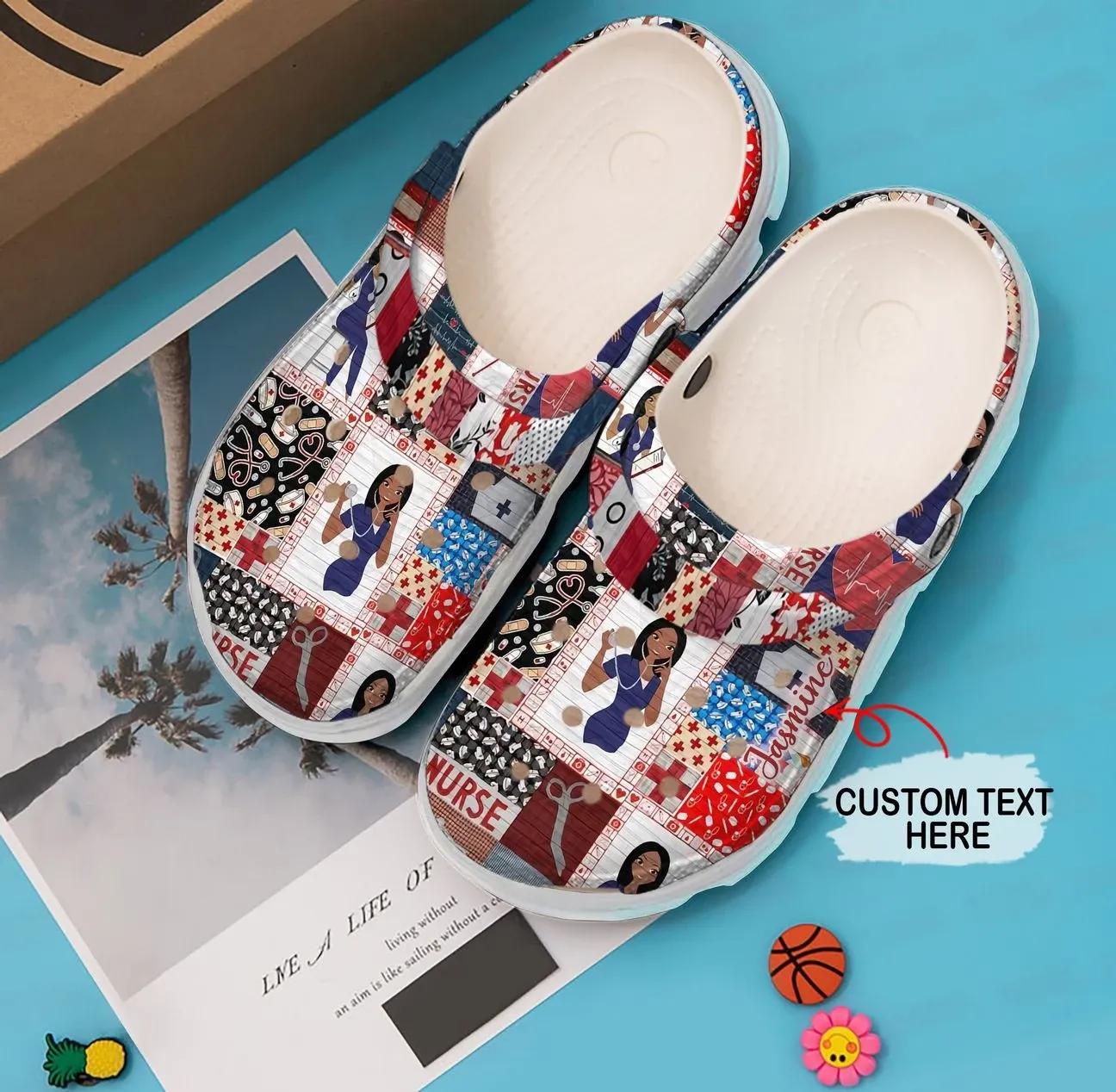 Nurse Personalized Clog Custom Crocs Comfortablefashion Style Comfortable For Women Men Kid Print 3D Nurse Collection Nurse Personalized Clog Custom Crocs Comfortablefashion Style Comfortable For Women Men Kid Print 3D Nurse Collection