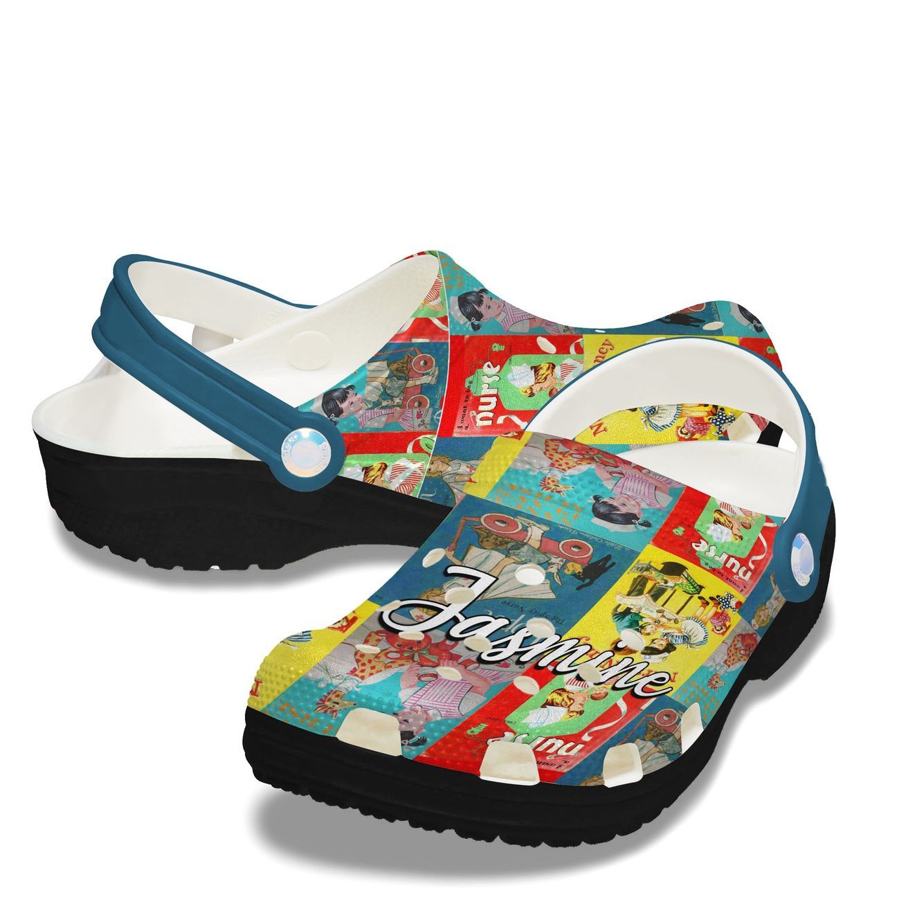 Nurse Personalized Clog Custom Crocs Comfortablefashion Style Comfortable For Women Men Kid Print 3D Nurse Nancy Nurse Personalized Clog Custom Crocs Comfortablefashion Style Comfortable For Women Men Kid Print 3D Nurse Nancy