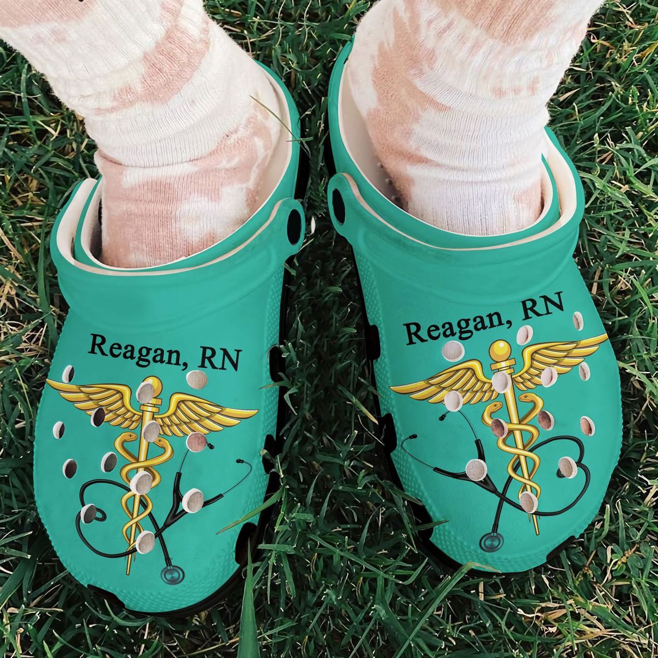 Nurse Personalized Clog Custom Crocs Comfortablefashion Style Comfortable For Women Men Kid Print 3D Nurse Symbols Nurse Personalized Clog Custom Crocs Comfortablefashion Style Comfortable For Women Men Kid Print 3D Nurse Symbols