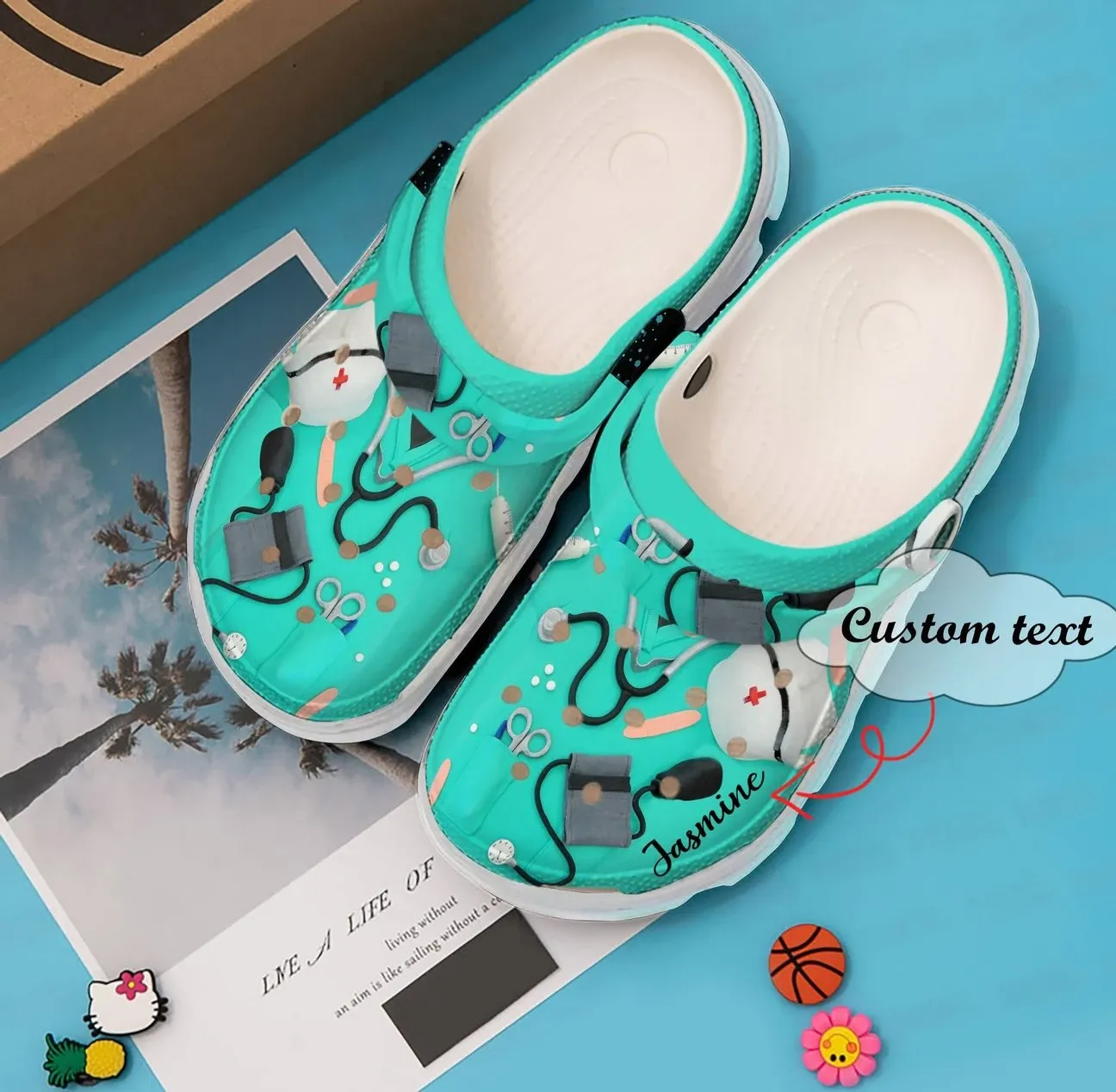 Nurse Personalized Clog Custom Crocs Comfortablefashion Style Comfortable For Women Men Kid Print 3D Scrubs Nurse Personalized Clog Custom Crocs Comfortablefashion Style Comfortable For Women Men Kid Print 3D Scrubs