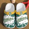 Oakland Athletics Crocband Clog Clog Comfortable For Mens And Womens Classic Clog Water Shoes Oakland Athletics Crocs