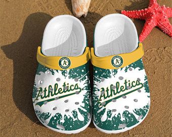 Oakland Athletics Crocband Clog Clog Comfortable For Mens And Womens Classic Clog Water Shoes Oakland Athletics Crocs Oakland Athletics Crocband Clog Clog Comfortable For Mens And Womens Classic Clog Water Shoes Oakland Athletics Crocs