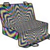 Octagonal Psychedelic Optical Illusion Pet Car Back Seat Cover - 77e47608e58b