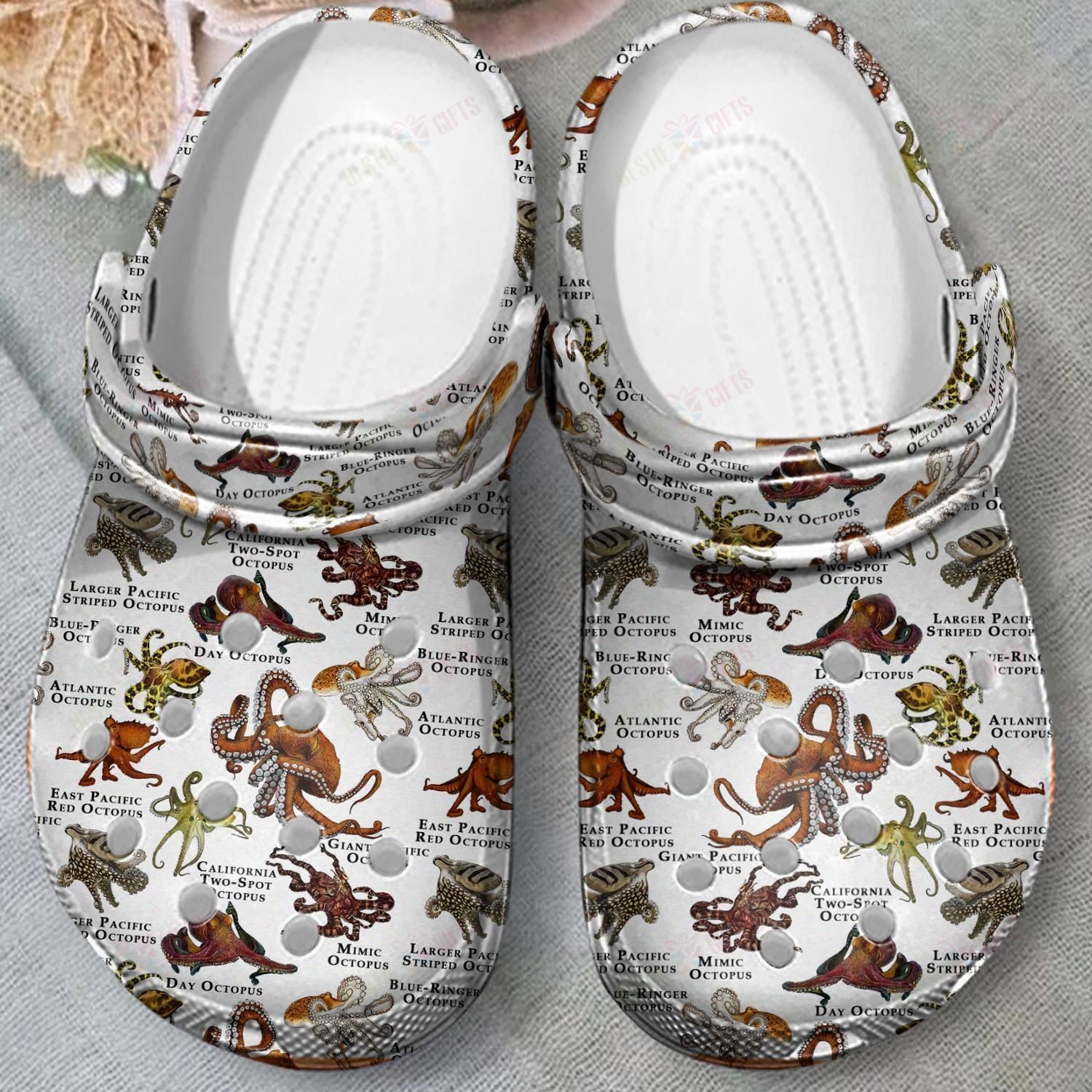 Octopus Of The World Crocs Clog Classic Clogs Shoes Octopus Of The World Crocs Clog Classic Clogs Shoes