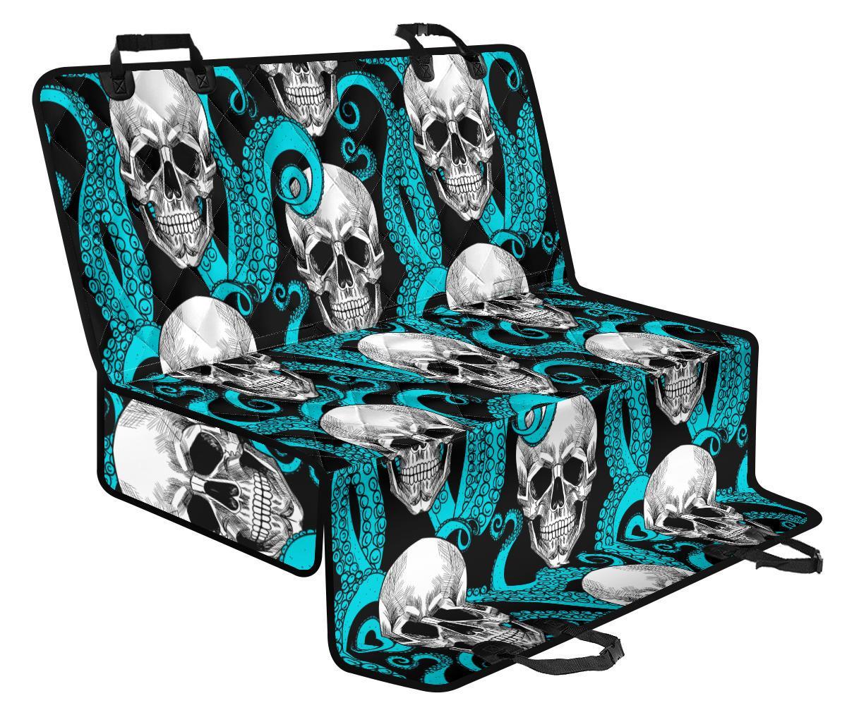 Octopus Tentacles Skull Pattern Print Pet Car Back Seat Cover - 090e57628486 Octopus Tentacles Skull Pattern Print Pet Car Back Seat Cover - 090e57628486