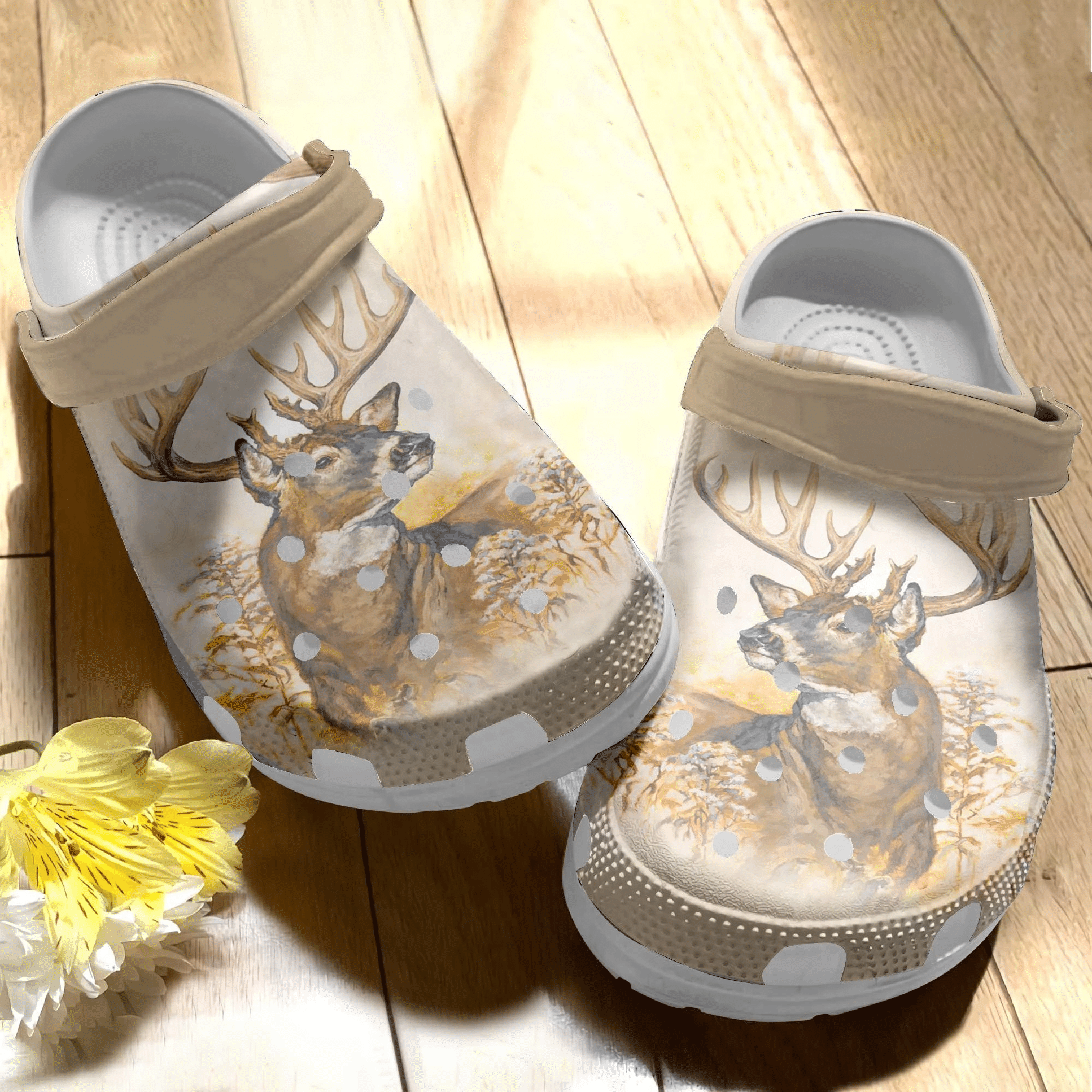 Oil Paiting Deer Crocs Clog Shoes Shoes Crocbland Clog Birthday Gifts For Man Woman Oil Paiting Deer Crocs Clog Shoes Shoes Crocbland Clog Birthday Gifts For Man Woman