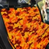 Orange Camo Pattern Car Back Seat Cover Dog Car Seat Covers - 4f5ba1599d07