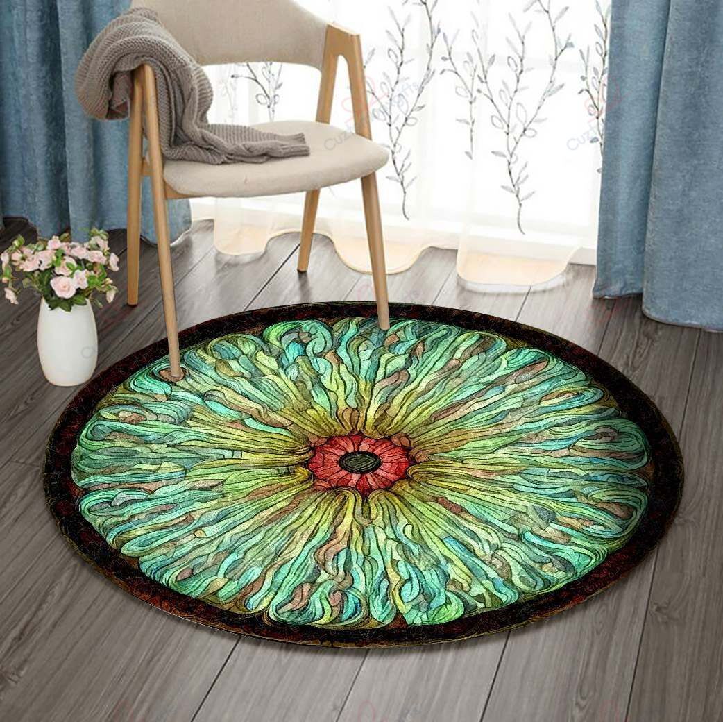 Orange Crush Round Carpet Floor Rug Living Room Bedroom Decor Round Area Rug Carpet Orange Crush Round Carpet Floor Rug Living Room Bedroom Decor Round Area Rug Carpet